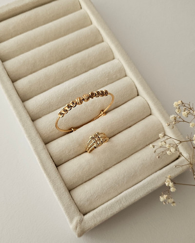 ست دستبند النگویی و انگشتر آلبرنادو